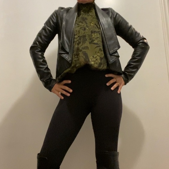 Dynamite Jackets & Blazers - Cropped Leather Jacket S